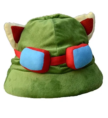 Pull Along League of Legends Teemo Hat Cosplay | Army Green |