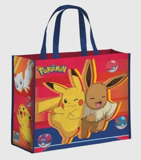 Interchangeable Part Designer Object POKEMON - Pikachu & Eevee - Shopping Bag