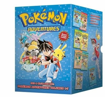 Rustic style Pokemon Adventures Red & Blue Box Set (Set Includes Vols. 1-7)