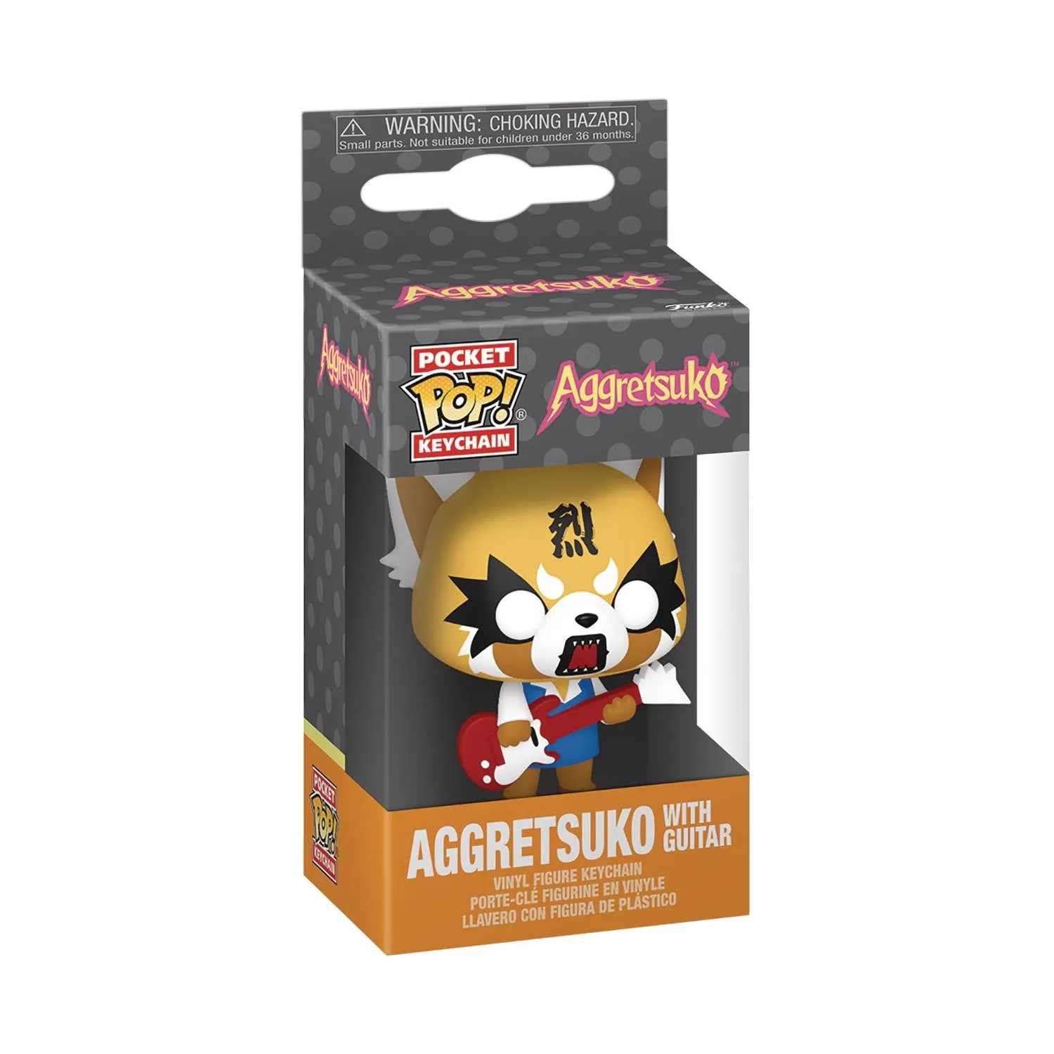 NFC Feature POP KEYCHAIN AGGRETSUKO W GUITAR FIG