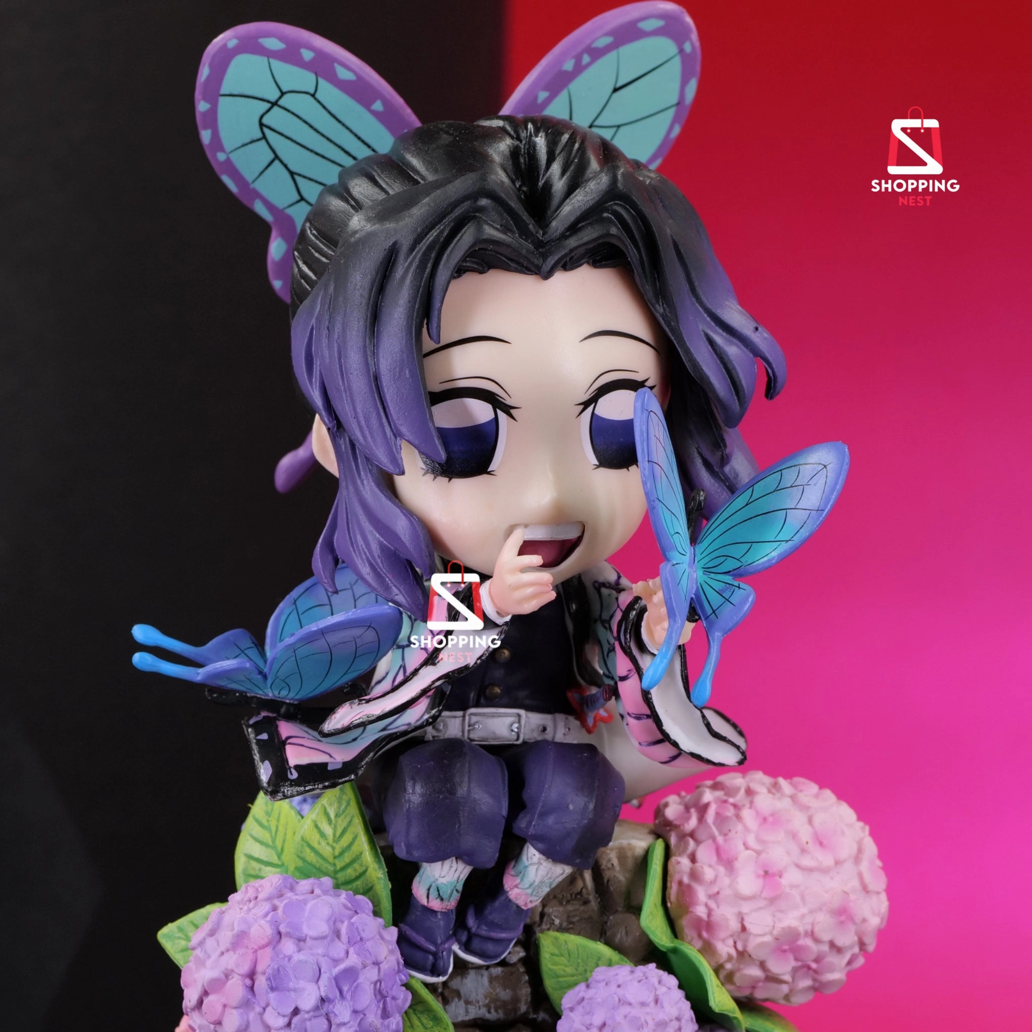 Secondary Market Demon Slayer | Shinobu  Kochou Cute Mini Action Figure  | 16 Cms |