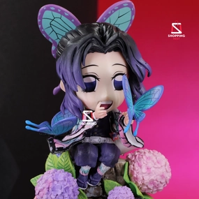 Secondary Market Demon Slayer | Shinobu  Kochou Cute Mini Action Figure  | 16 Cms |