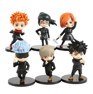 Jujutsu Kaisen Set Of 6 Action Figures | 8-10 | SET A Conservation Grade Fantasy Hobby