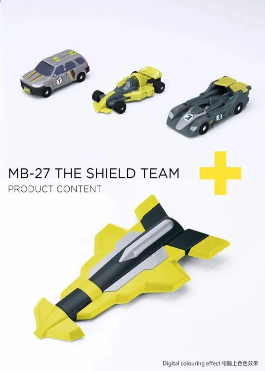 Battery operated Passionate Pursuit Fans Hobby Master Builder MB-27 The Shield Team Figure Set Action Figure