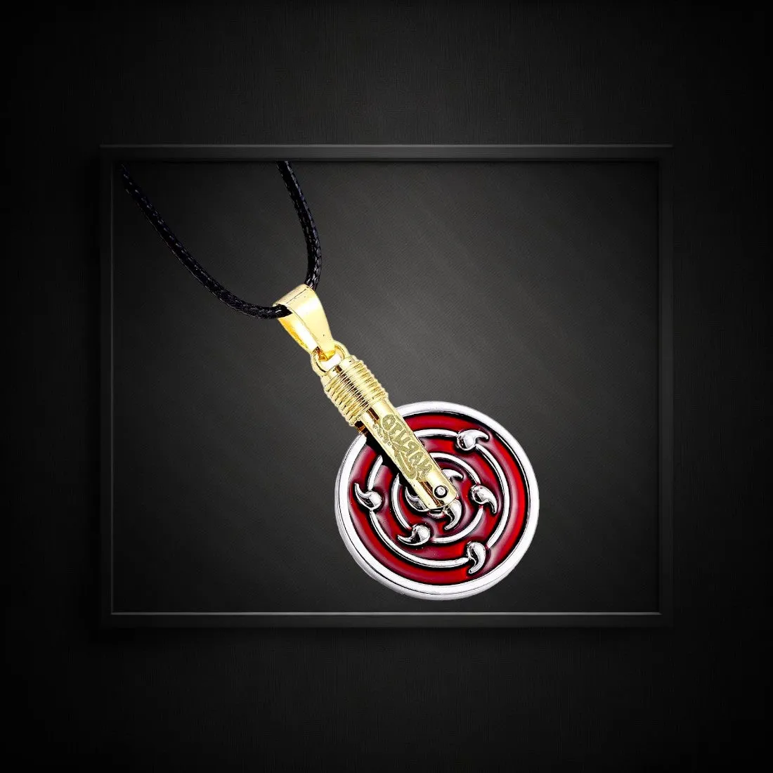 Naruto Necklace |Uchiha Madara Infinite Tskoyomi |Anime Pendant Limited Figure
