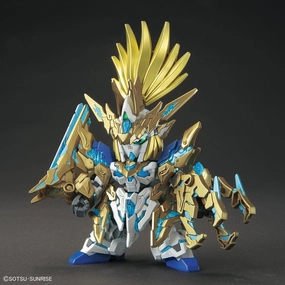 Gundam SDW #17 Gundam World Heroes Long Zun Liu Bei Unicorn Gundam Model Kit Rubber Toy Superhero Statue