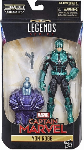 Marvel Legends Captain Marvel Series Yon Rogg Kree Sentry BAF Wave Action Figure Vinyl Collection