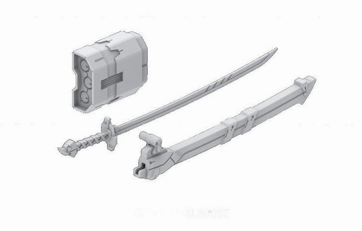 Gundam Builder Parts HD 1/144 MS Launcher BPHD-30 Model Kit Dinosaur Model Buildable Figure