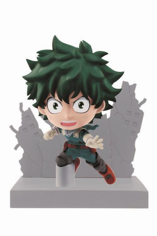 Banpresto Kyun Chara My Hero Academia Midoriya Izuku (Deku) Figure Themed Exhibit