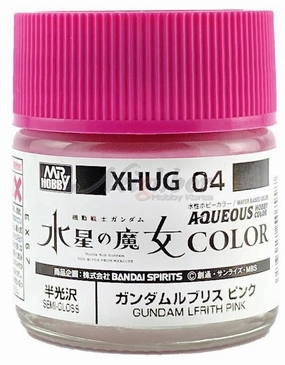 Miniature World Articulated Joint Mr. Hobby Aqueous Hobby Color Witch From Mercury XHUG04 Gundam Lfrith Pink Semi Gloss 10ml Bottle