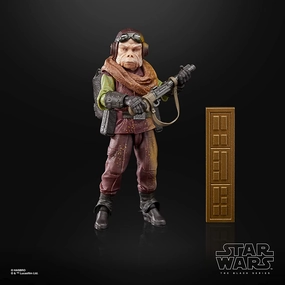 Hasbro Star Wars Black Series Credit Collection The Mandalorian Kuiil 6 Inch Action Figure Tropical theme Themed Decor