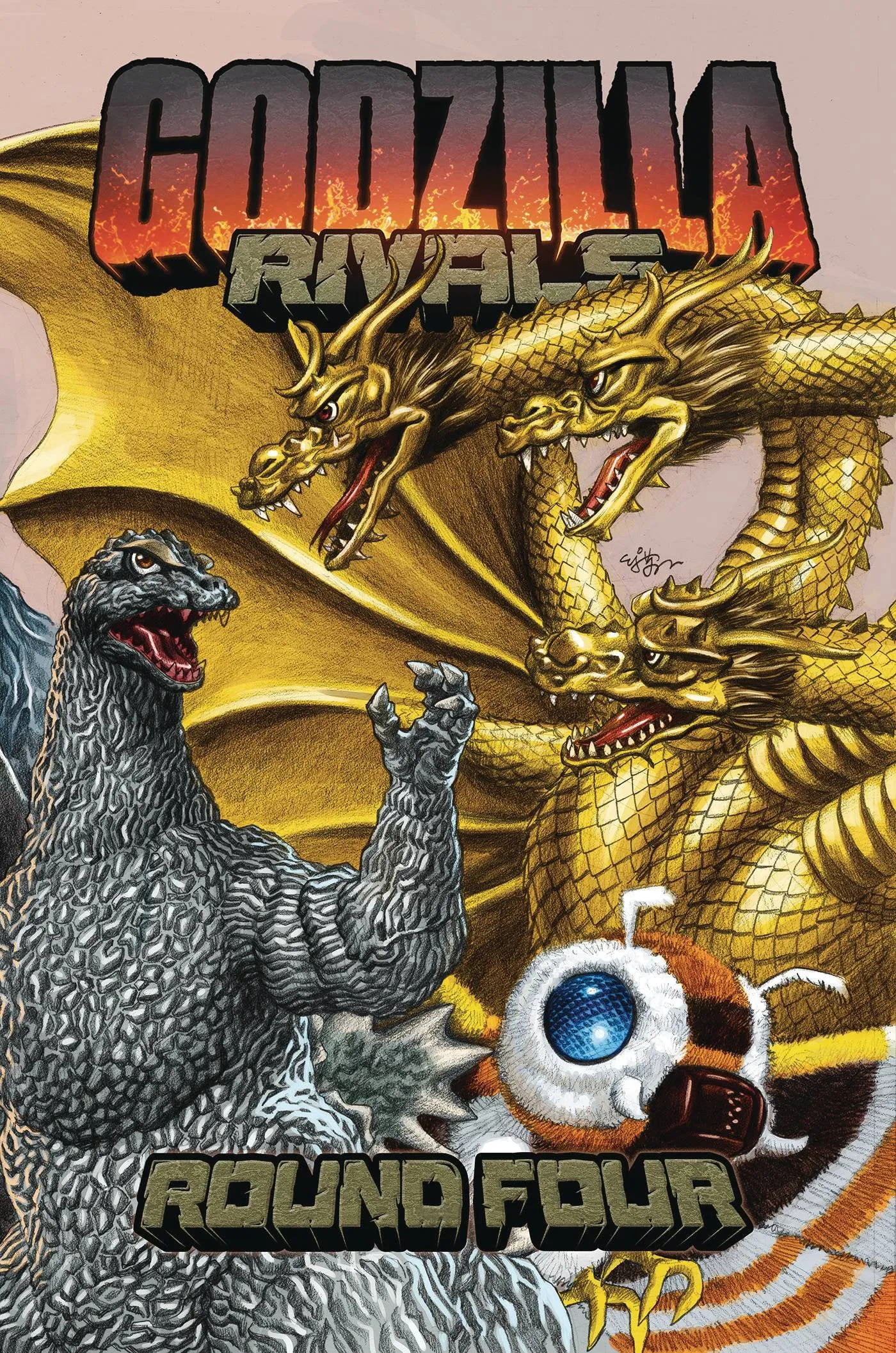 Designer Toy Premium Collection GODZILLA RIVALS TP VOL 04 ROUND FOUR