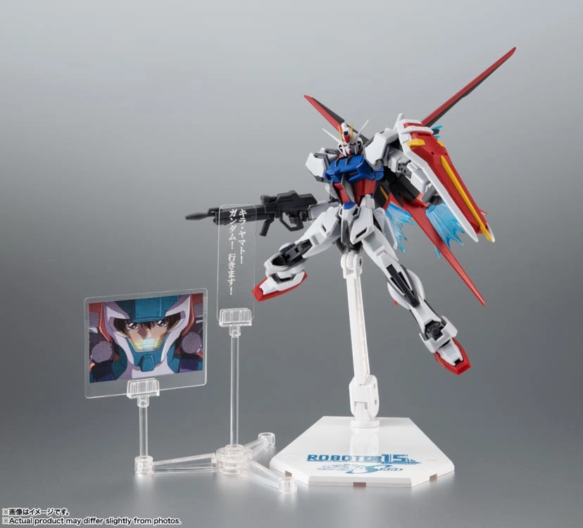 Passionate Pursuit Robot Spirits #R-311 GAT-X105 AQM/E-X01 AILE Strike Gundam A.N.I.M.E (Robot Spirits 15th Anniversary Ver.) Action Figure