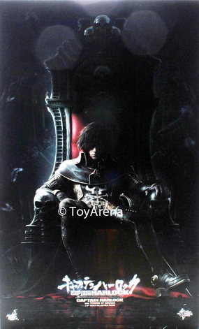Limited Showcase Hot Toys 1/6 Captain Harlock with Throne of Arcadia Sixth Scale Figure MMS223