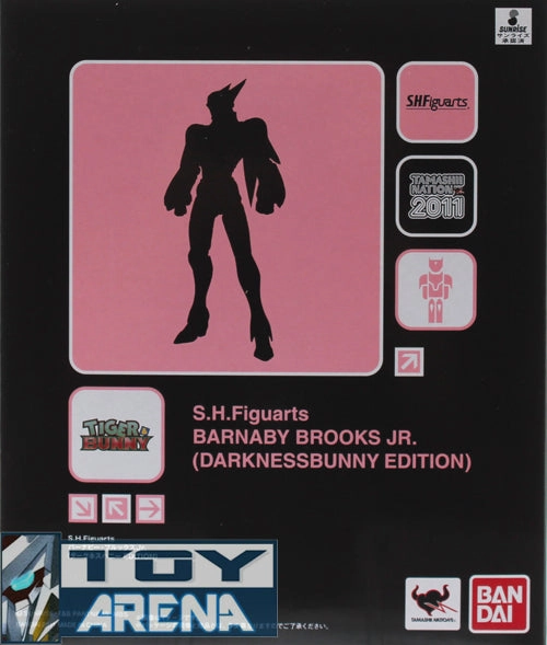 S.H. Figuarts Barnaby Brooks Jr. Darkness Edition Tiger & Bunny Tamashii Web Shop Exclusive Action Figure Mythological God Robot Design