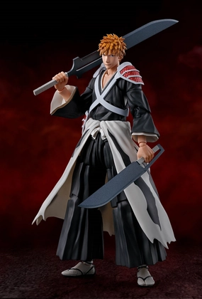 S.H. Figuarts Bleach: Thousand-Year Blood War Ichigo Kurosaki -Dual Zangetsu- Action Figure Collectible Statue Premium Statue