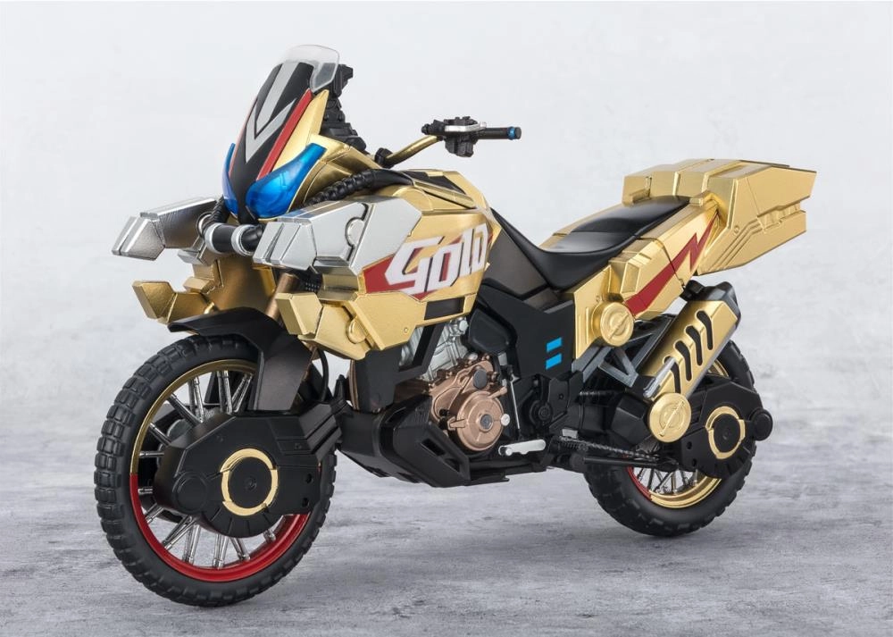 Seasonal Rotation Business gift S.H. Figuarts Kamen Rider Gotchard Gold Dash Bike Action Figure