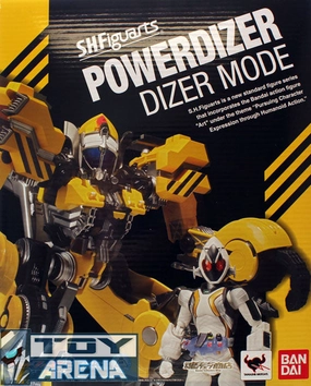 Interactive Exhibit S.H. Figuarts Masked Kamen Rider Fourze Power Dizer Action Figure