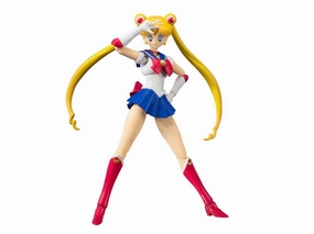 S.H. Figuarts Sailor Moon Animation Color Edition Sailor Moon Action Figure Miniature Display