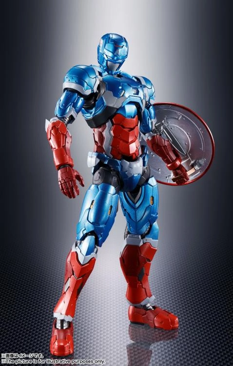 S.H. Figuarts Tech-On Avengers Captain America Action Figure Tourist Memorabilia Superhero Object