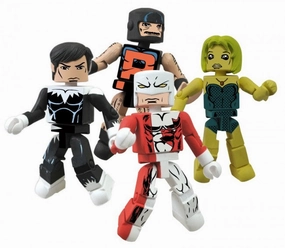 Toy Collection Themed Background SDCC 2012 Marvel Alpha Flight Minimates 4-pk Guardian, Puck, Northstar, Marrina Comic Con Exclusive