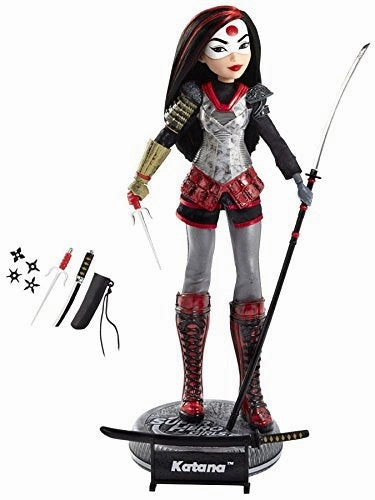 SDCC 2016 Mattel DC Super Hero Force Katana 12" Doll Exclusive Minimalist Design Character Merchandise