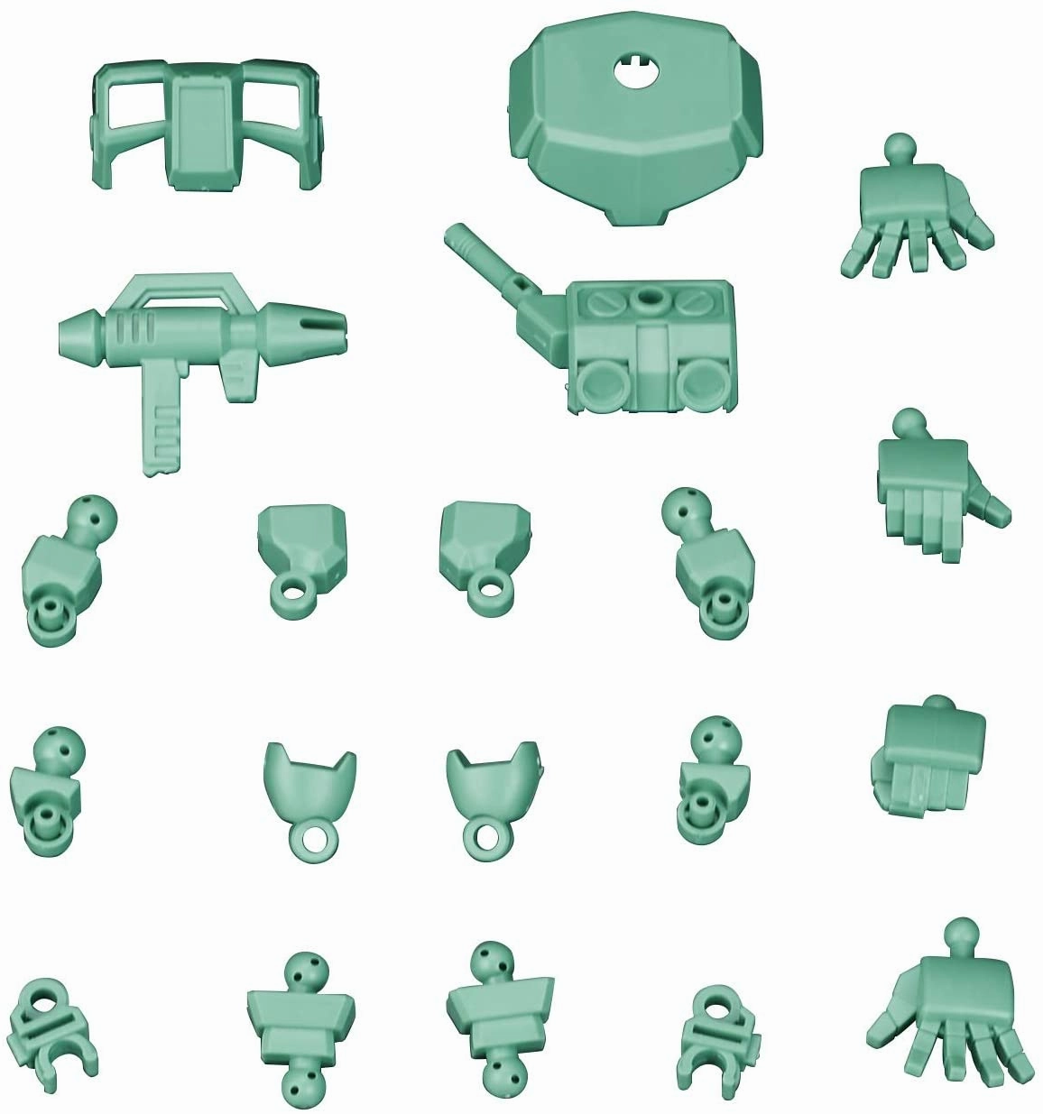 Art Statue Evergreen Product SDCS OP-08 Cross Silhouette Booster Frame (Green) Model Kit