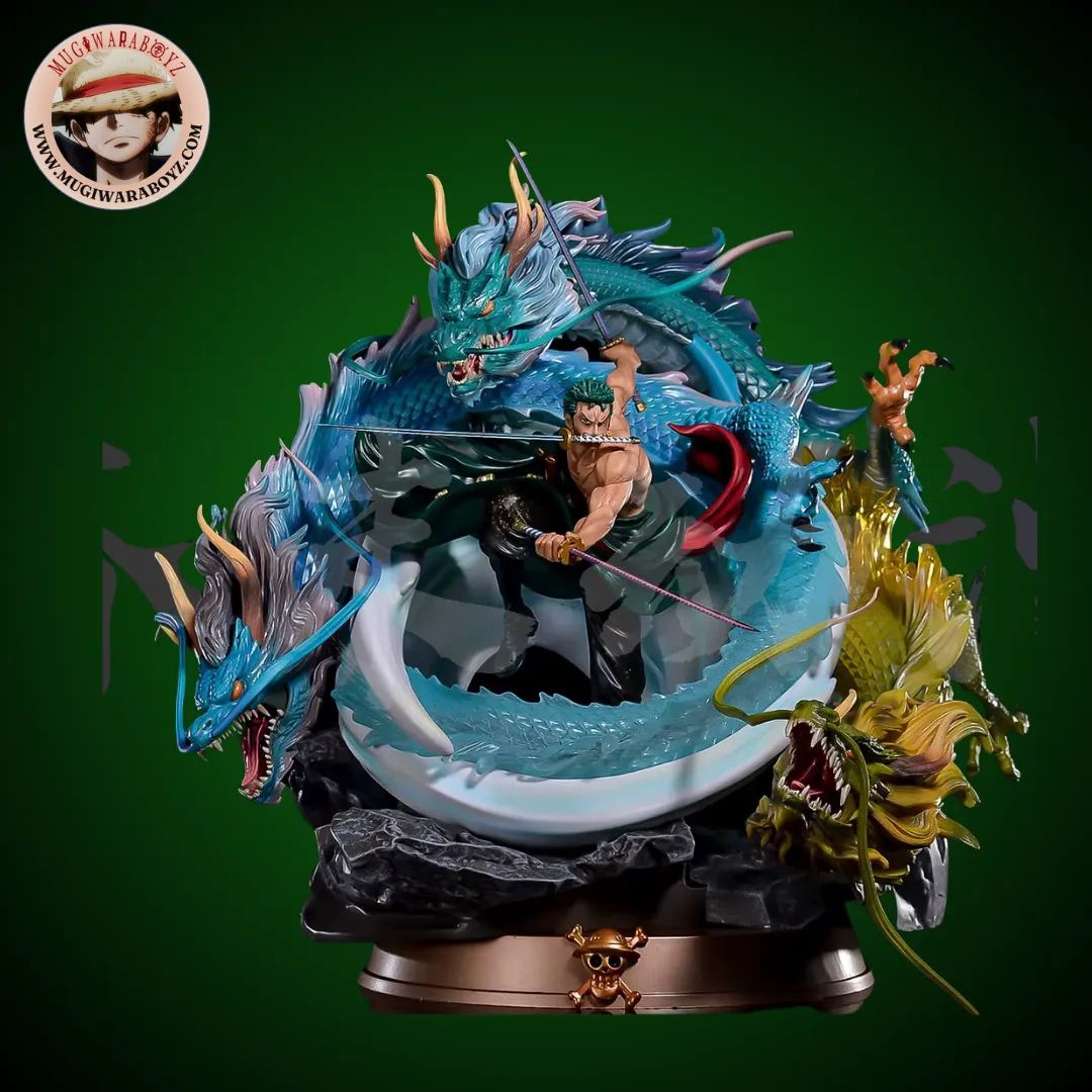 Figurine One Piece - Roronoa Zoro - Dragon Slash Fantasy Unit Monochrome Design