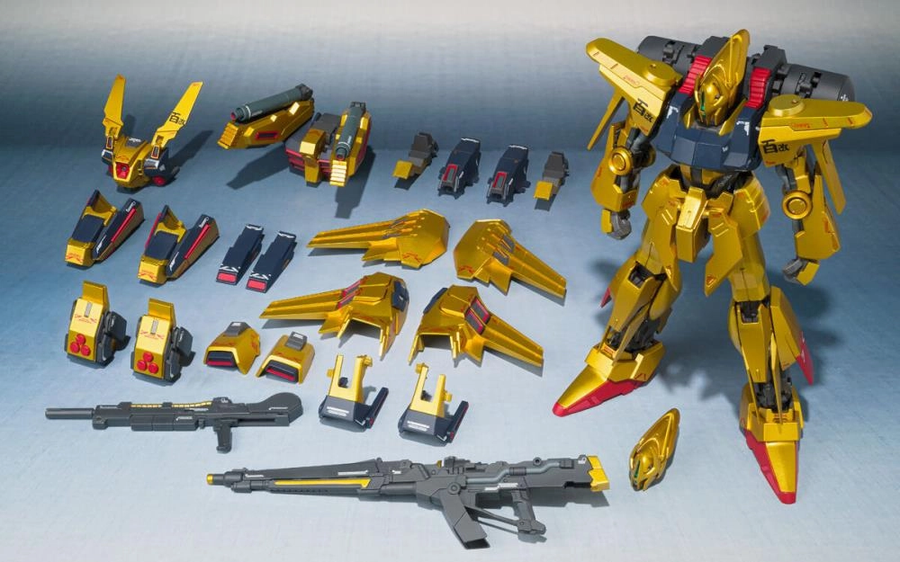 Bandai Metal Robot Spirits Full Armor Hyakushiki-Kai and Hyakushiki-Kai Action Figure Sci-Fi Robot