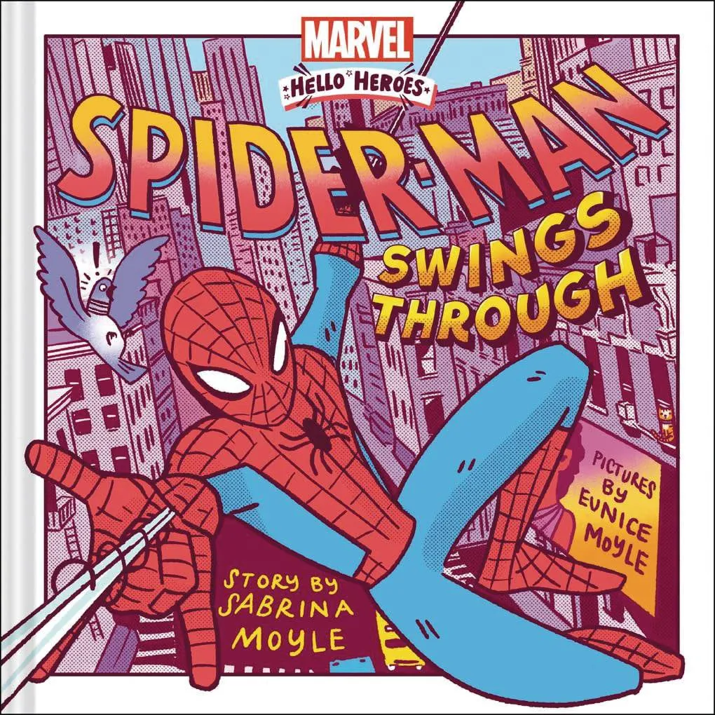 MARVEL HELLO HEROES SPIDER-MAN SWINGS THROUGH Cartoon Network Comic Adaptation