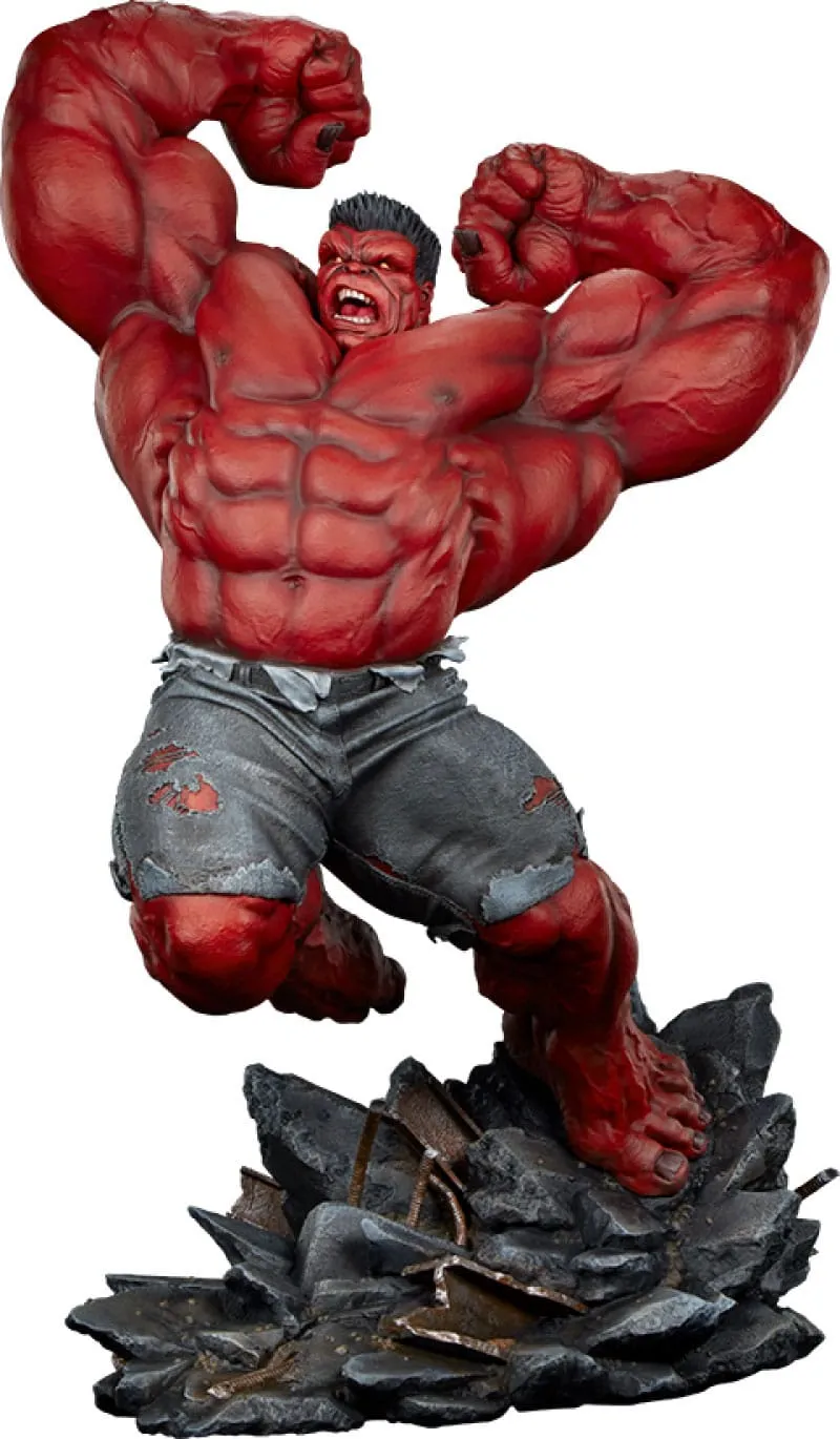 Business Simulation Sideshow Collectibles Marvel Red Hulk: Thunderbolt Ross Premium Format Figure 1/4 Statue