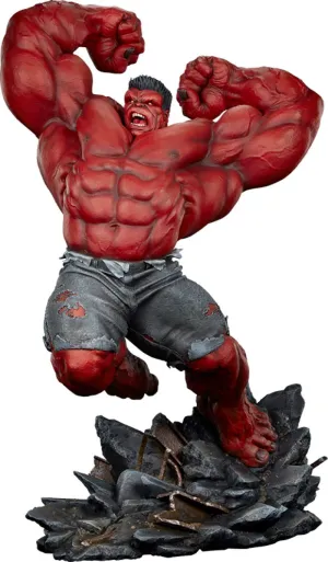 Business Simulation Sideshow Collectibles Marvel Red Hulk: Thunderbolt Ross Premium Format Figure 1/4 Statue