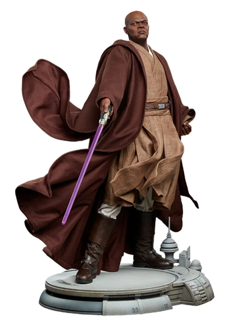 Sideshow Collectibles Star Wars Episode III Mace Windu Premium Format Figure 1/4 Statue Focus Attain