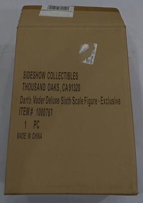 Character Statue Sideshow Collectible 1/6 Star Wars Darth Vader Deluxe Sixth Scale Figure *Open Box*