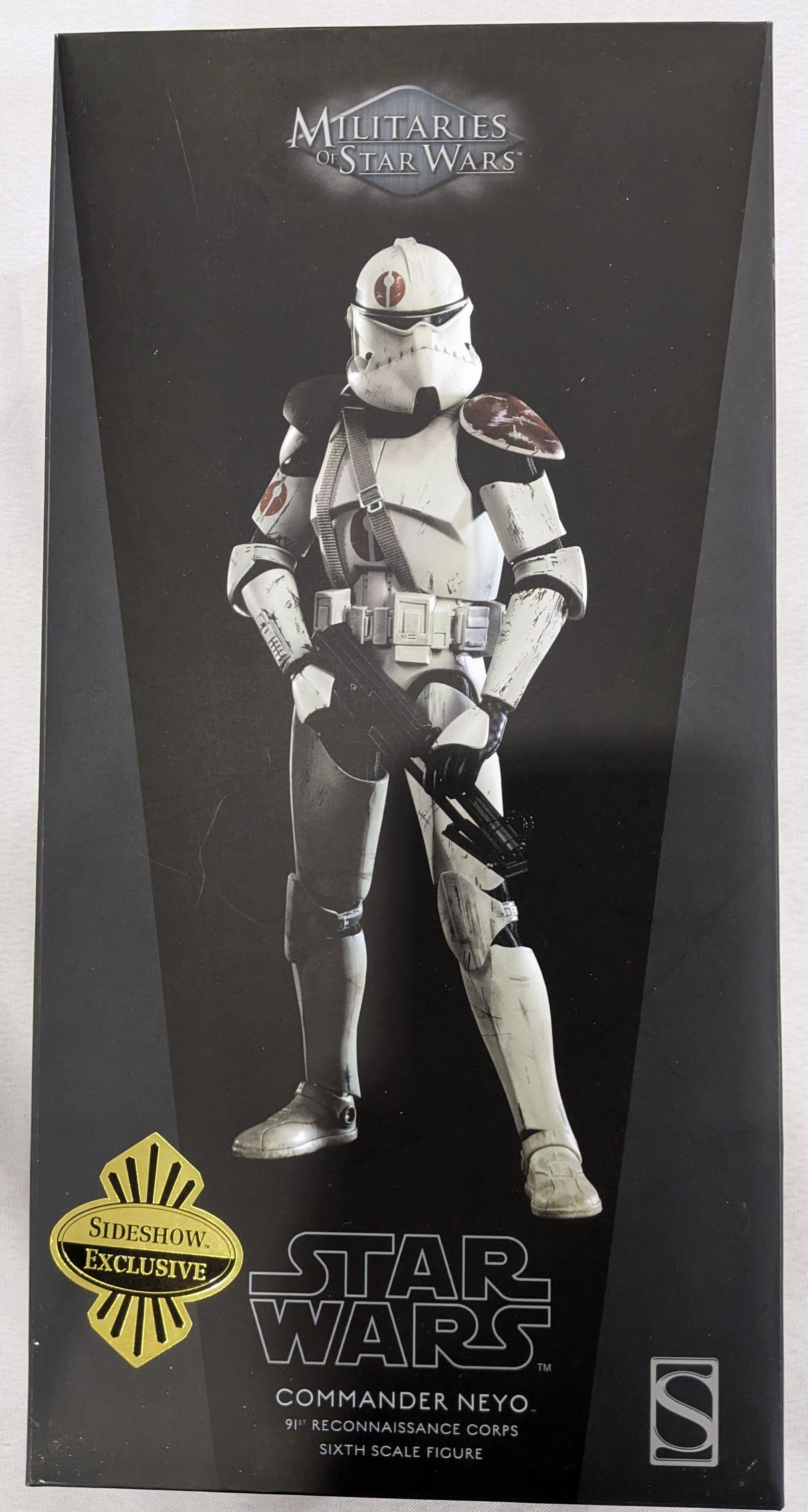 PVC Creation Sideshow Collectible 1/6 Star Wars Militaries of Star Wars 91st Reconnaissance Corps Commander Neyo Sixth Scale Figure *Open Box*