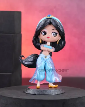 Jasmine (Alladin) Action Figure Miniature Doll (Toy Figure)  | 16 cms | Chibi Unit Sci-Fi Model