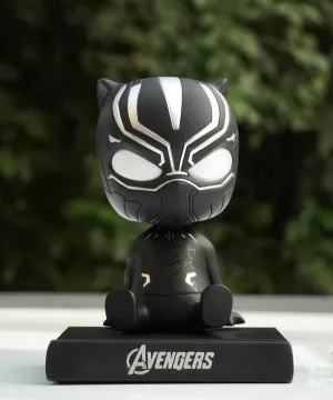 Film Character Black Panther Bobblehead Action Figure Bobble Head car Accessory | 11.5 cm |