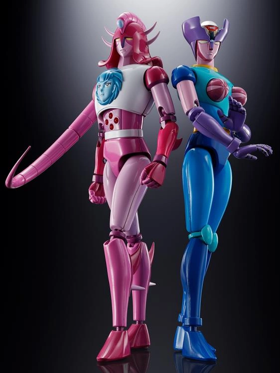 Limited Edition Bandai Soul of Chogokin Mazinger Z GX-108 Rhein X1 & GX-11R Dianan A Set Action Figure