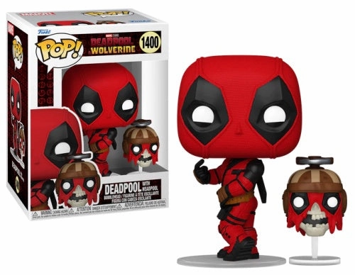DEADPOOL 3 - POP & Buddy #1400 - Deadpool with Headpool Airplane Replica Emotional Connection