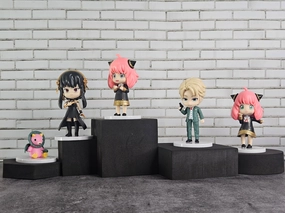 Anime Figure Leisure Activity SPY x FAMILY Anime Action Figure Set | 5 Collectible Figures | PVC | 10 cm