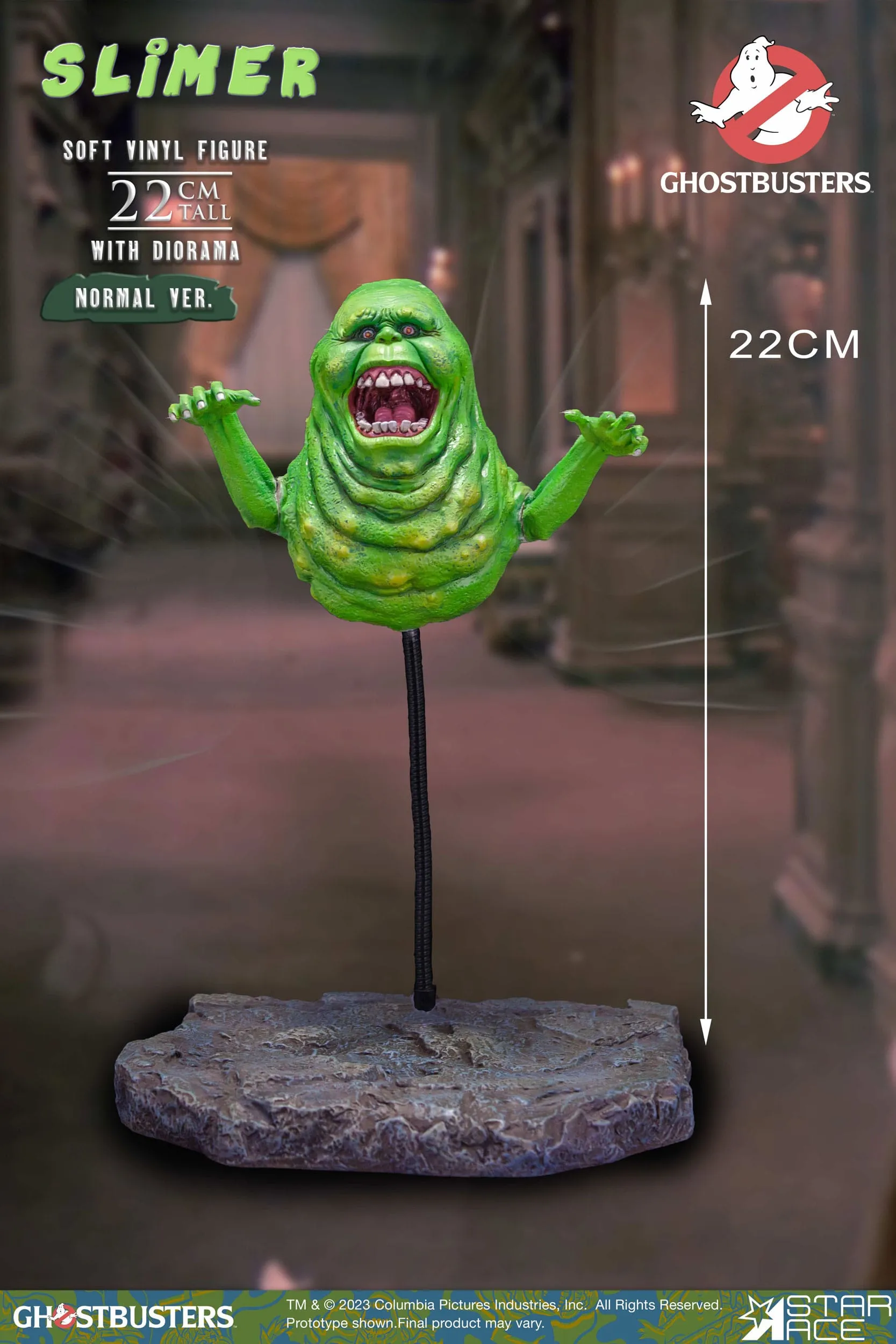 Standard Meet Digital Universe Star Ace Toys Ghostbusters Slimer Normal Version 1/8 Statue - Opened Box