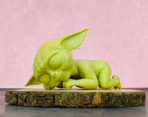 Star War Characters Baby YODA Sleeping Version Cute Action Figure Toys | 9 CMS | | Collectible Showcase Desk Decor