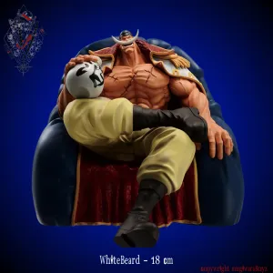 Figurine One Piece - Edward Newgate "Barbe Blanche" Chibi Display