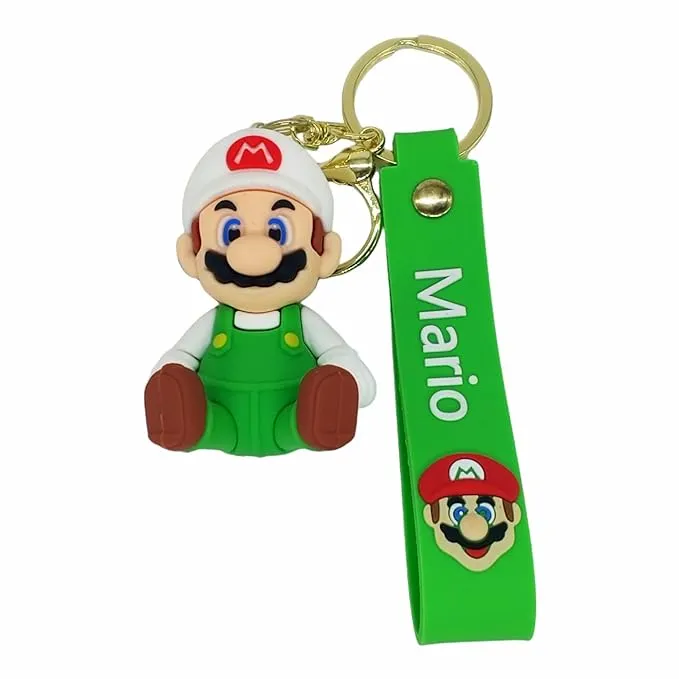 Super Mario Sitting | Green White | Durable and Stylish Fantasy Article Desk Decor