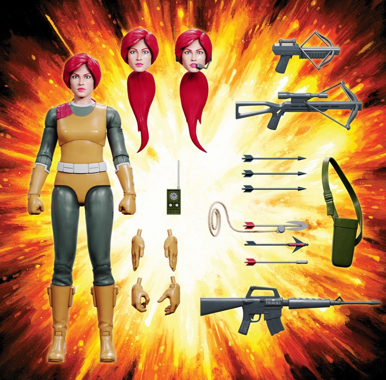 Fantasy Merchandise Super7 G.I. Joe Ultimates Scarlett Action Figure