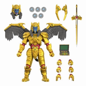 Super7 Mighty Morphin Power Rangers Ultimates Goldar Action Figure Ocean Animal Realistic Art