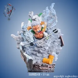 Recycled plastic Detailed Sculpture Figurine One Piece Marine - SMOKER