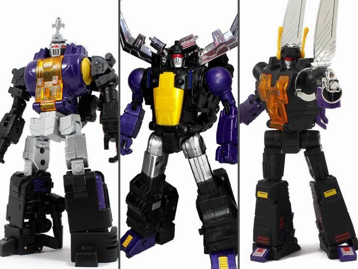 Fans Toys FT-12T (Purple) Grenadier FT-13 Mercenary FT-14 Forager Insecticon Action Figure Set Hobby Figure