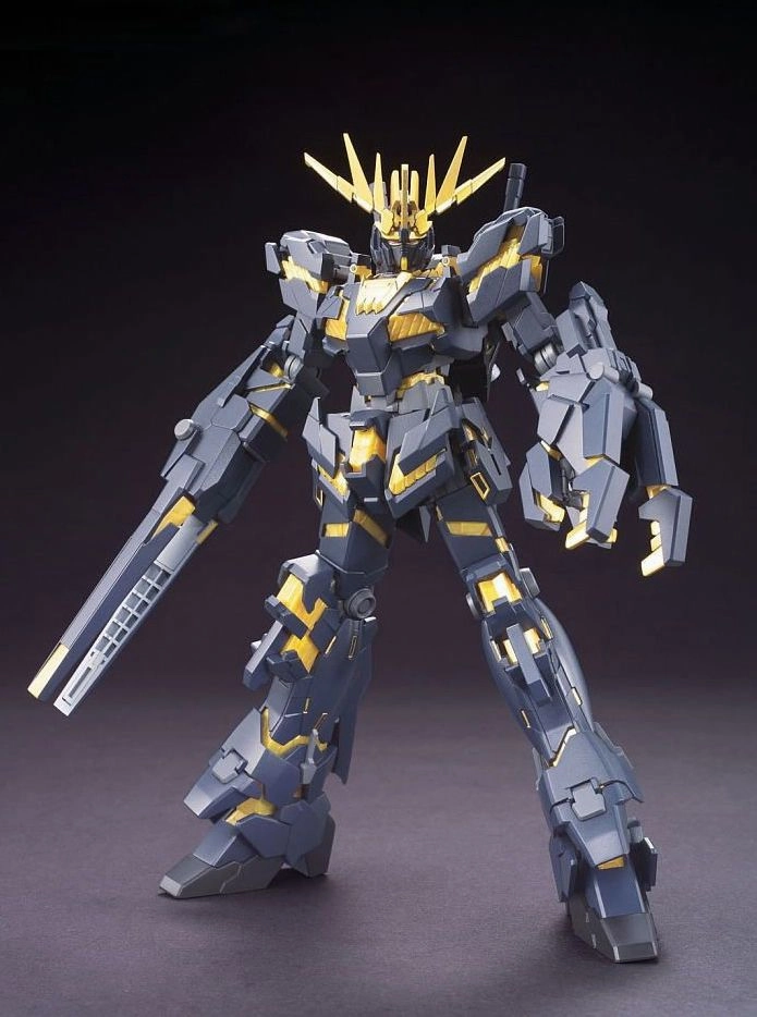 Gundam 1/144 HGUC #134 RX-0 Unicorn Gundam 02 Banshee (Destroy Mode) Model Kit Action Display