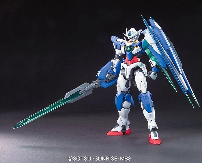 Miniature Unit TV show Gundam 1/100 MG OO GNT-0000 00 Qan[t] Quanta Celestial Being Model Kit